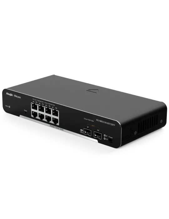 Reyee Switch Cloud Capa 2 - 8 puertos Gigabit+ 2 SFP Gigabit - Velocid