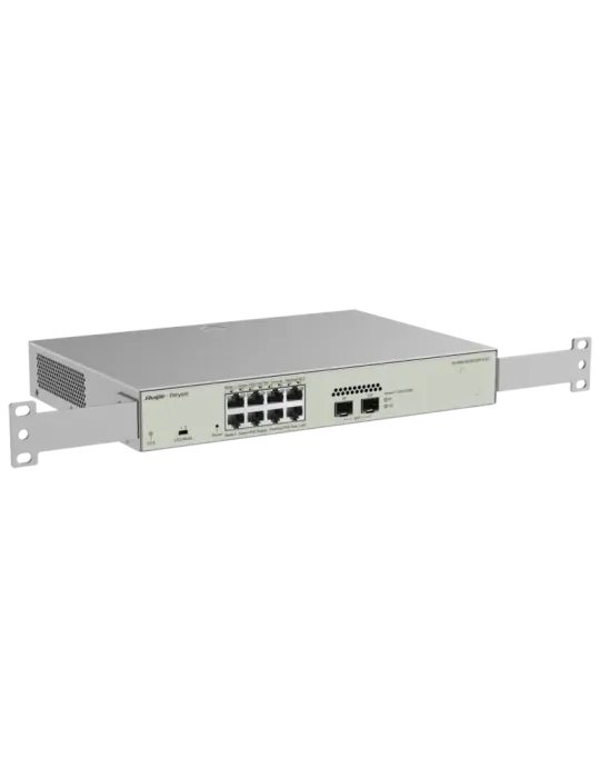 Reyee Switch PoE Cloud Capa 2 - 8 puertos PoE+ Gigabit+ 2 SFP Gigabit