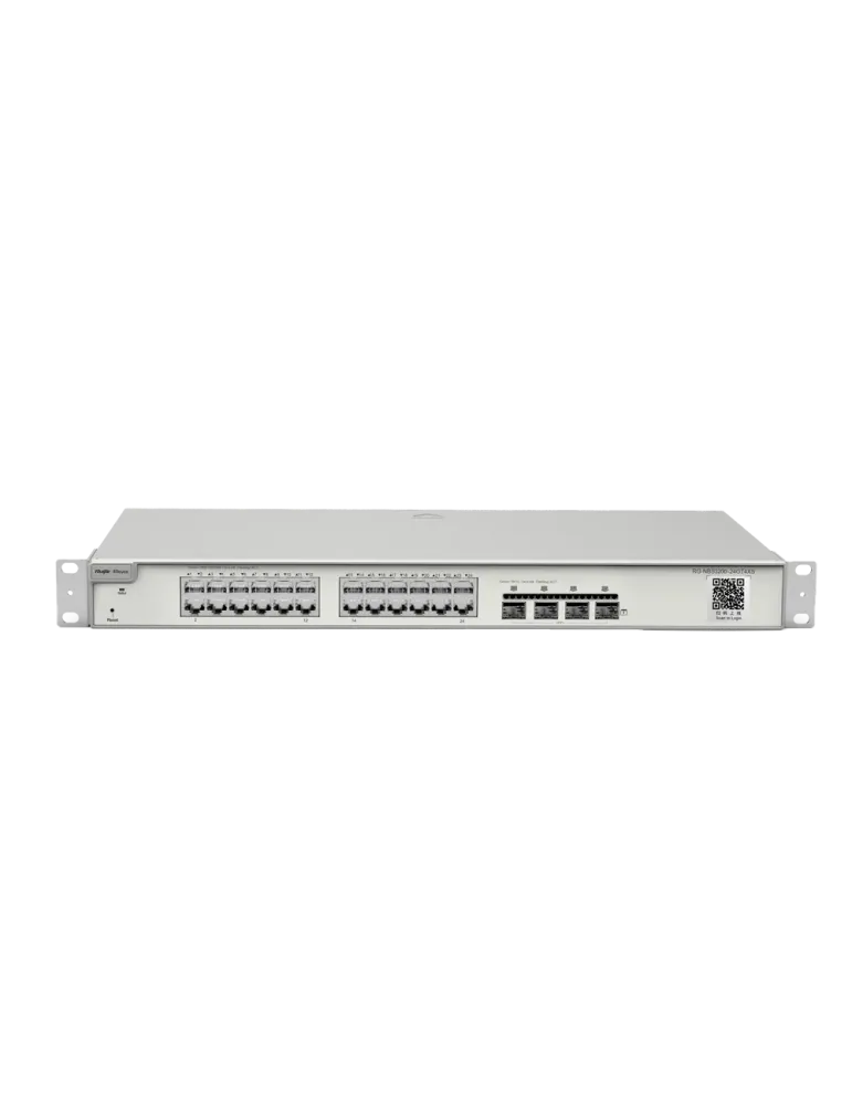 Reyee Switch Cloud Capa 2+ - 24 puertos RJ45 Gigabit - 4 puertos SFP+