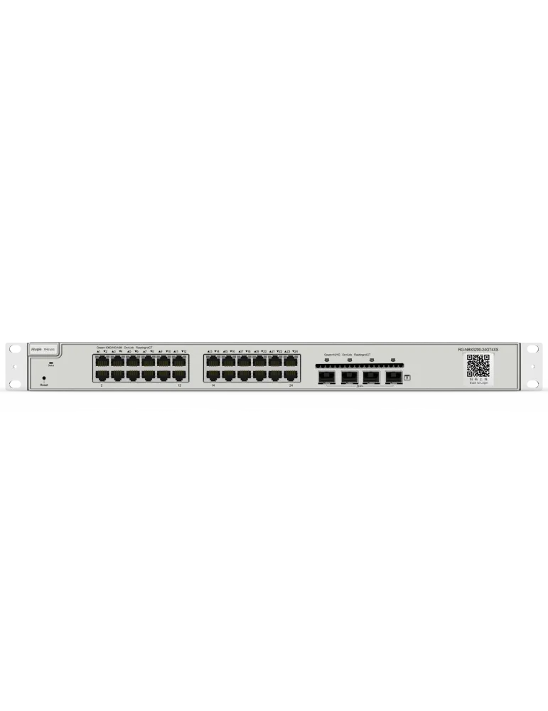 Reyee Switch Cloud Capa 2+ - 24 puertos RJ45 Gigabit - 4 puertos SFP+