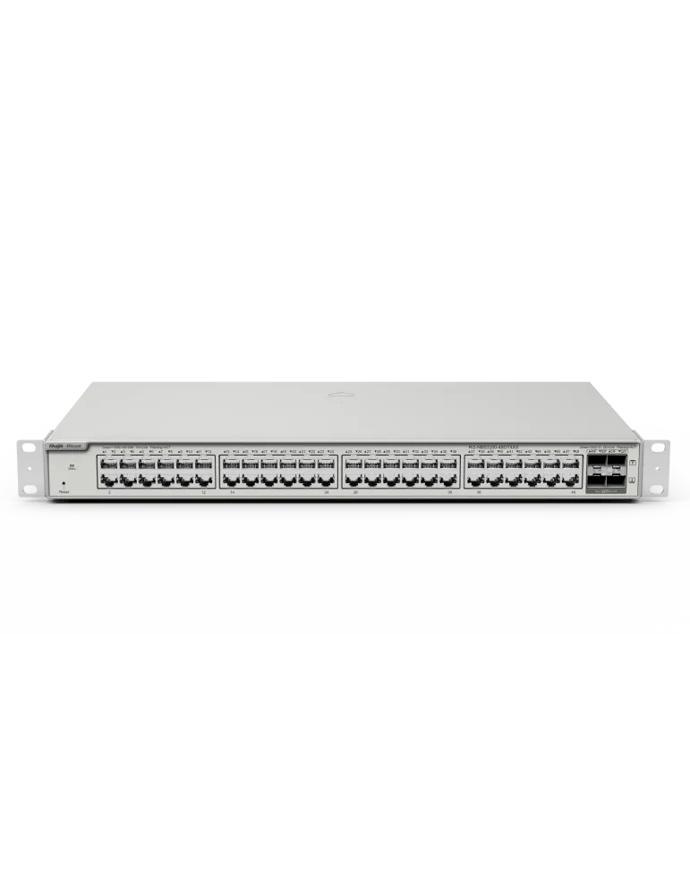 Reyee Switch Cloud Capa 2+ - 48 puertos RJ45 Gigabit - 4 puertos SFP+