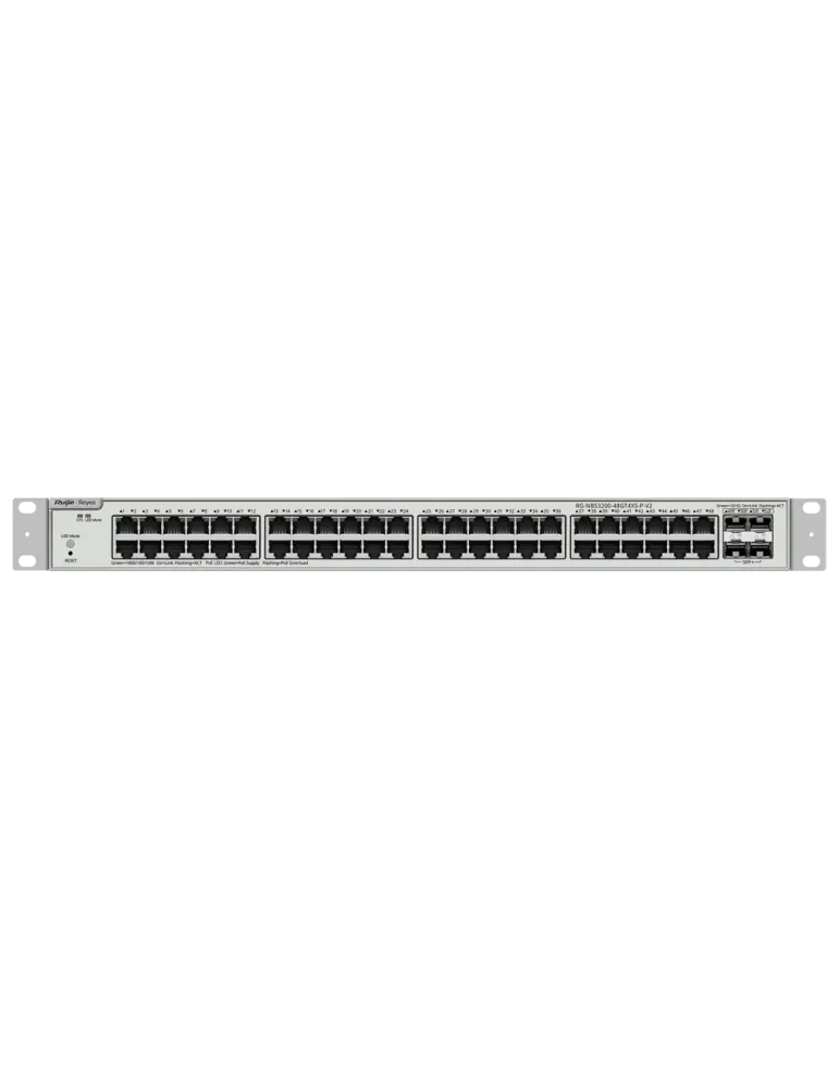 Reyee Switch PoE Cloud Gestionable L2+ - 48 puertos PoE + 4 SFP+ - 48