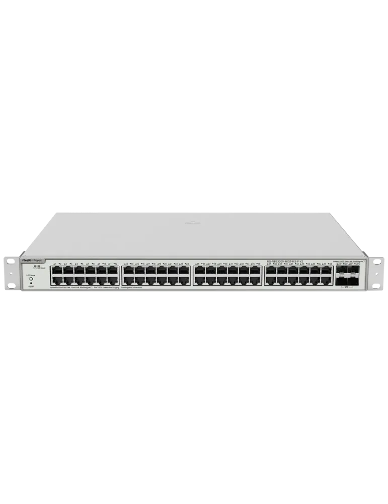 Reyee Switch PoE Cloud Gestionable L2+ - 48 puertos PoE + 4 SFP+ - 48