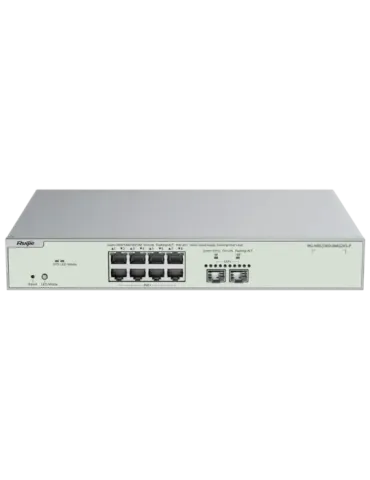 Reyee Switch PoE Cloud Capa 2 - 8 puertos PoE MultiGigabit+ 2 10Gbps S