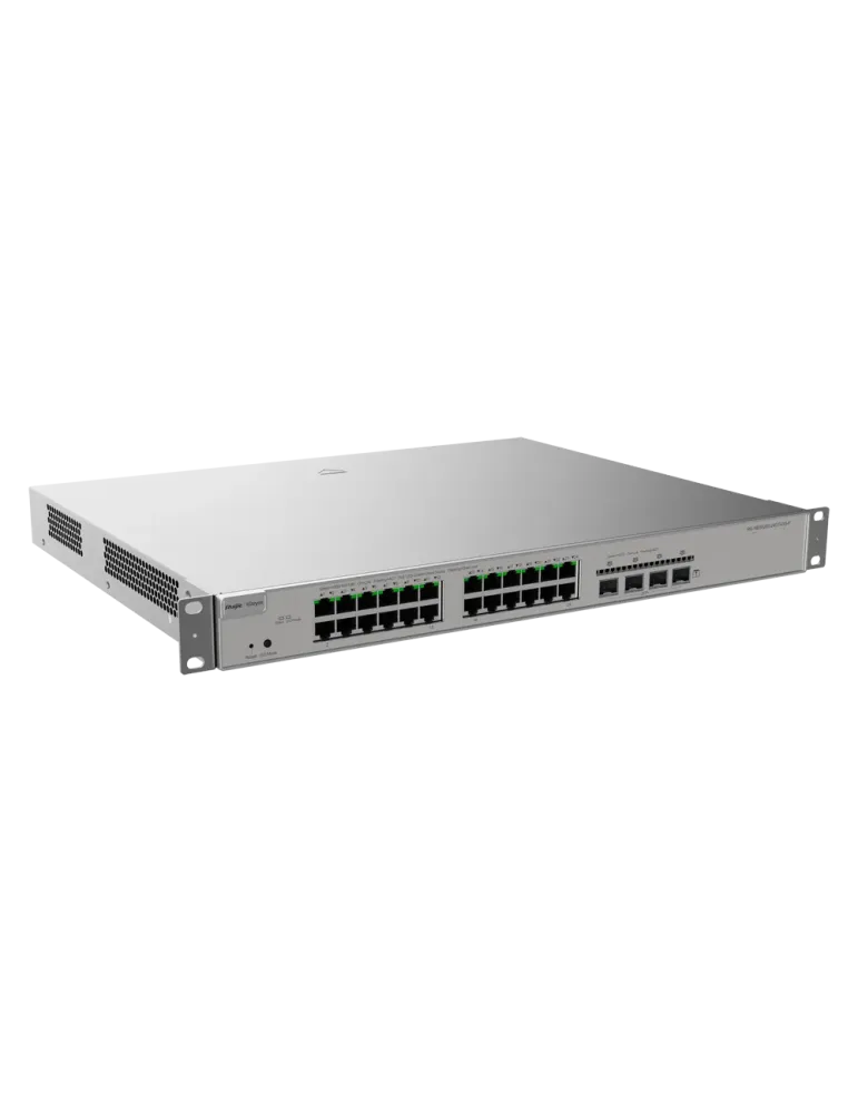 Reyee Switch PoE Cloud Capa 3 - 24 puertos PoE RJ45 Gigabit + 4 SFP+ 1