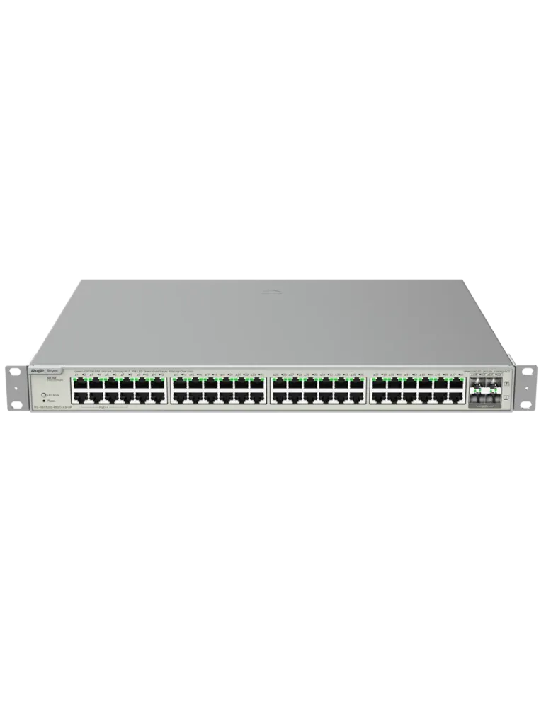 Reyee Switch Hi-PoE Cloud Capa 3 - 48 puertos PoE RJ45 Gigabit + 4 SFP