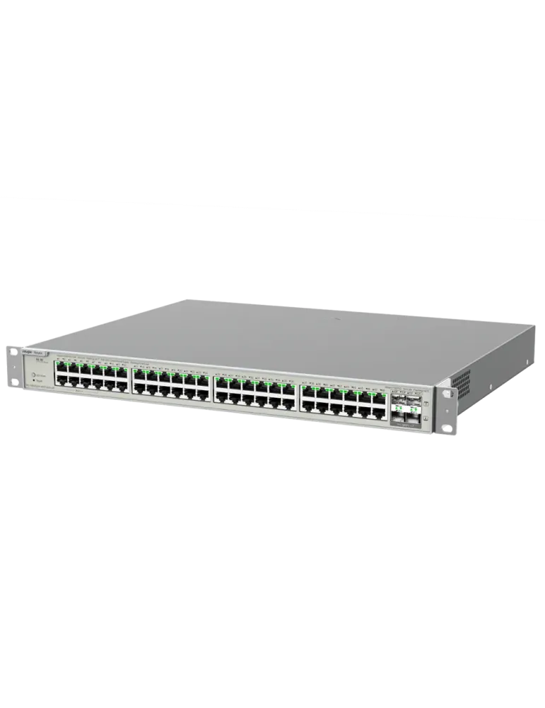 Reyee Switch Hi-PoE Cloud Capa 3 - 48 puertos PoE RJ45 Gigabit + 4 SFP