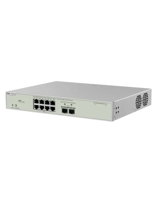 Reyee Switch Cloud Gestionable L3 - 8 puertos Hi-PoE RJ45 + 2 puertos