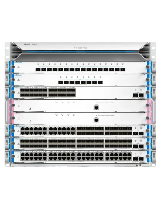 Reyee Switch Modular de Chasis L3 - 6 Slot de Expansión (Tamaño total