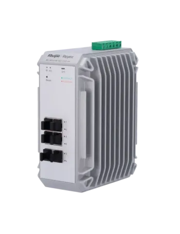 Reyee Switch Industrial PoE Cloud Capa 2 - 4 puertos PoE+ Gigabit + 2