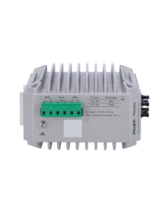 Reyee Switch Industrial PoE Cloud Capa 2 - 4 puertos PoE+ Gigabit + 2