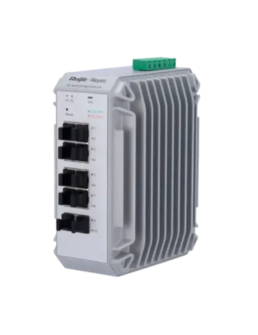 Reyee Switch Industrial PoE Cloud Capa 2 - 8 puertos PoE+ Gigabit + 2