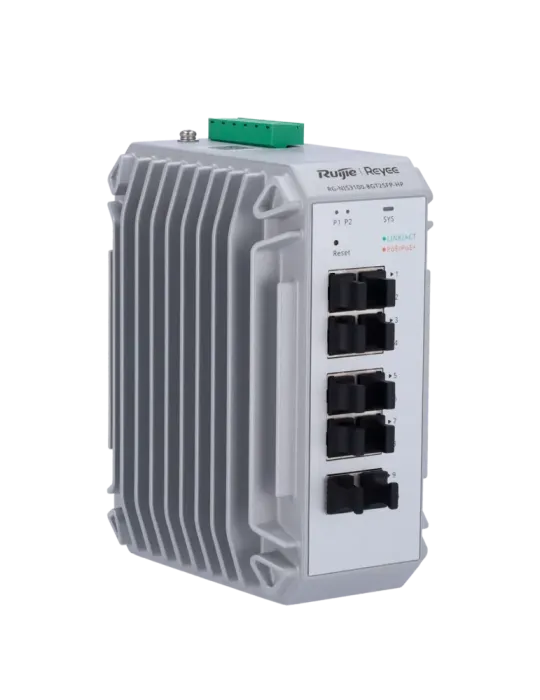 Reyee Switch Industrial PoE Cloud Capa 2 - 8 puertos PoE+ Gigabit + 2