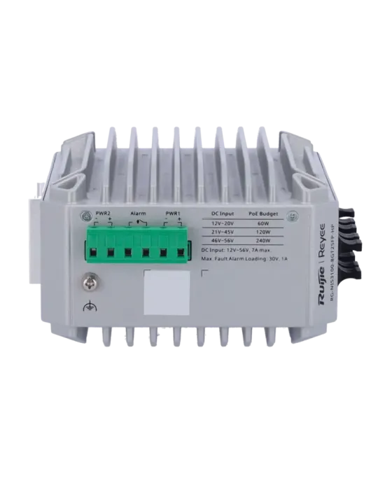 Reyee Switch Industrial PoE Cloud Capa 2 - 8 puertos PoE+ Gigabit + 2