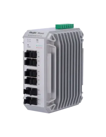 Reyee Switch Industrial PoE Cloud Capa 2 - 8 puertos PoE+ Gigabit + 4