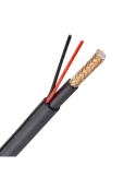 MARCA BLANCA Cable Combinado - RG59 + alimentación - Rollo de 100 metr