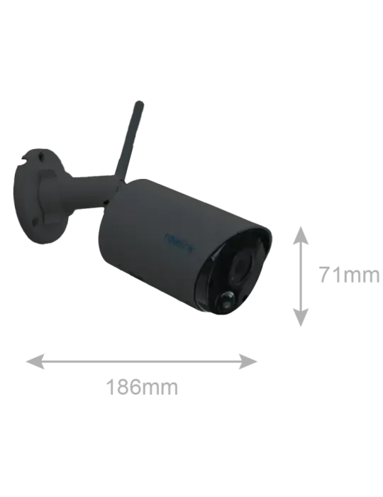 Reolink Camara WiFi a Batería - 3MP (2304 x 1296) - IR 10 m / Sirena -