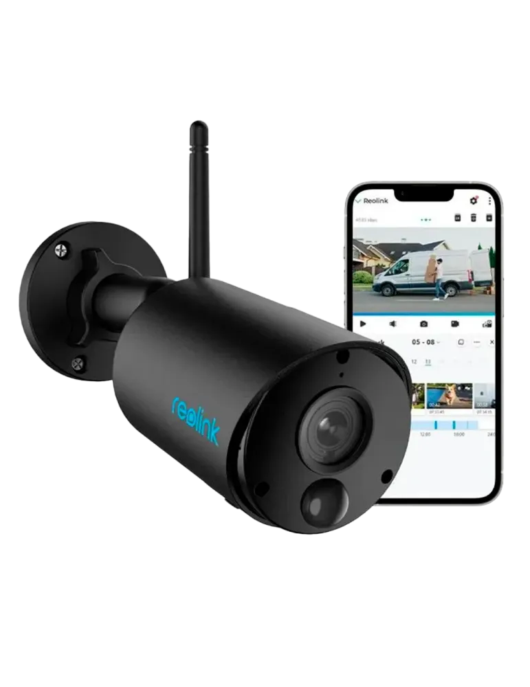 Reolink Camara WiFi a Batería - 3MP (2304 x 1296) - IR 10 m / Sirena -