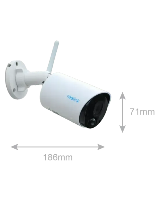 Reolink Camara WiFi a Batería - 3MP (2304 x 1296) - IR 10 m / Sirena -