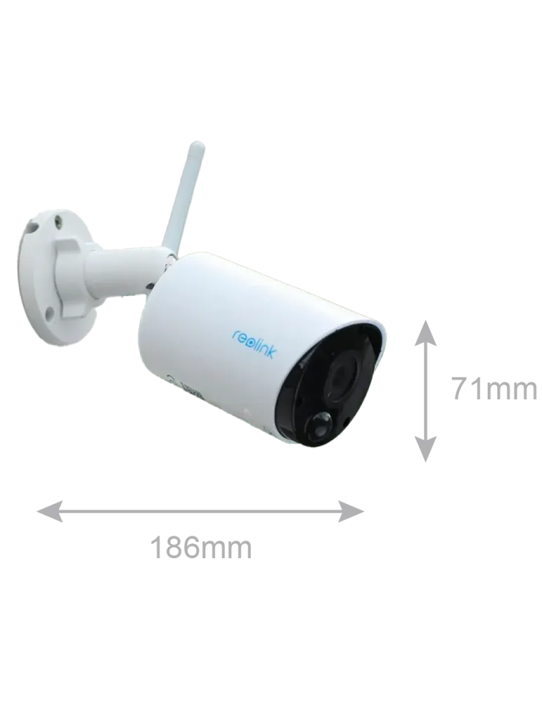 Reolink Camara WiFi a Batería - 3MP (2304 x 1296) - IR 10 m / Sirena -