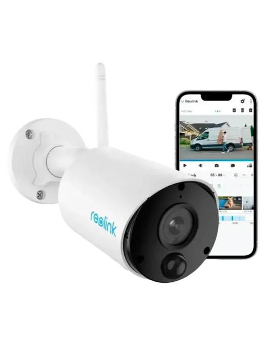 Reolink Camara WiFi a Batería - 3MP (2304 x 1296) - IR 10 m / Sirena -