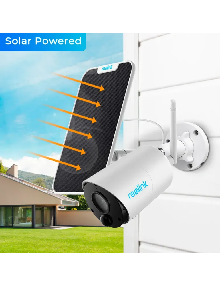 Reolink Camara WiFi a Batería con Panel Solar - 3MP (2304 x 1296) - IR