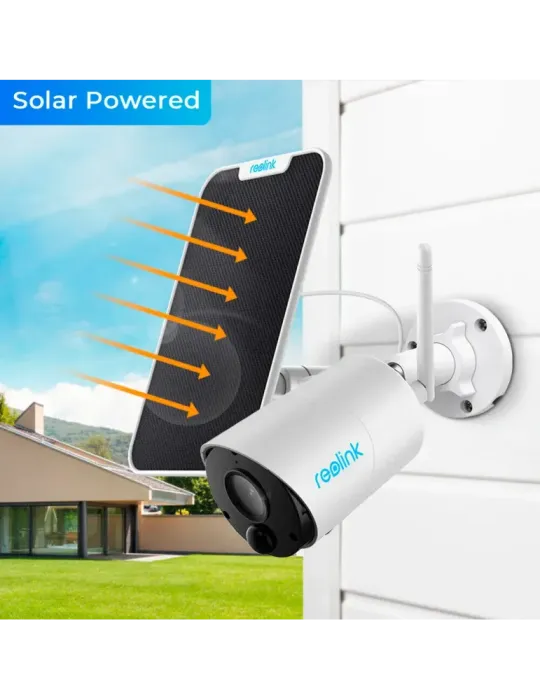 Reolink Camara WiFi a Batería con Panel Solar - 3MP (2304 x 1296) - IR