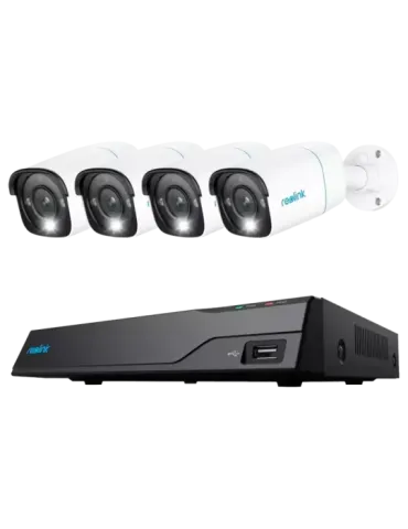 Reolink Kit NVR PoE + 4 camaras 5MP PoE 2TB - 5MP (2880x1616) - Detecc