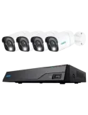 Reolink Kit NVR PoE + 4 camaras 5MP PoE 2TB - 5MP (2880x1616) - Detecc