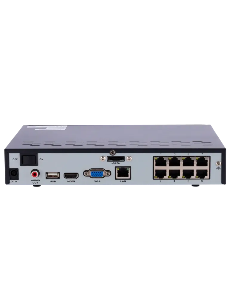 Reolink Kit NVR PoE + 4 camaras 5MP PoE 2TB - 5MP (2880x1616) - Detecc