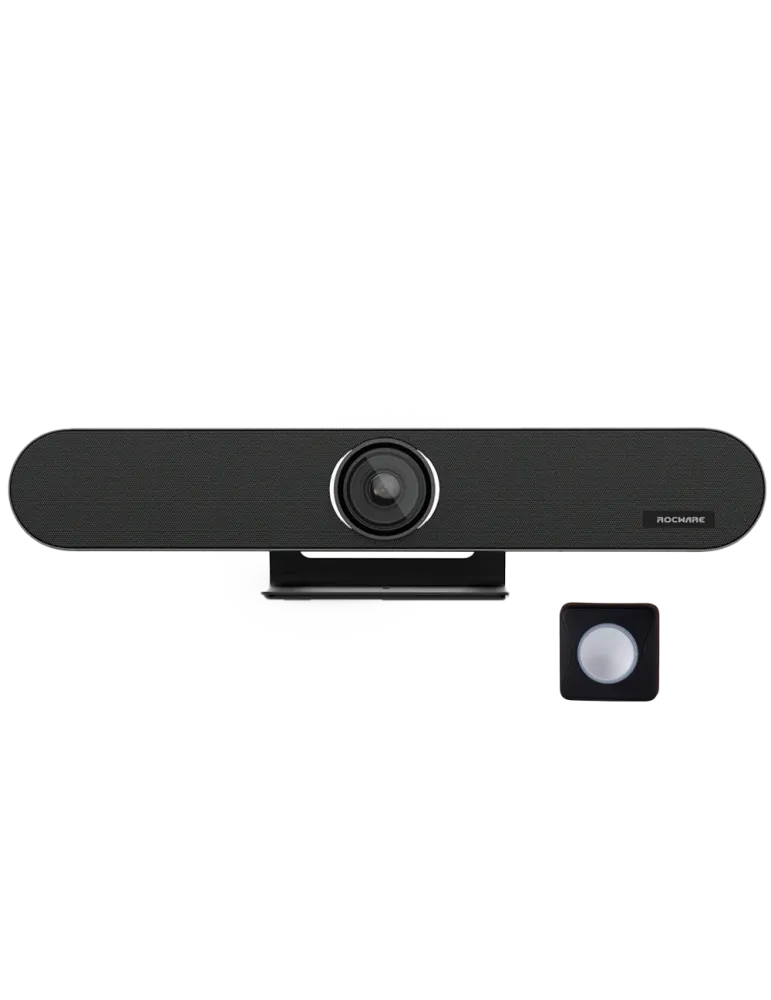 ROCWARE Barra de videoconferencia All in One - Resolución 4K - Ángulo