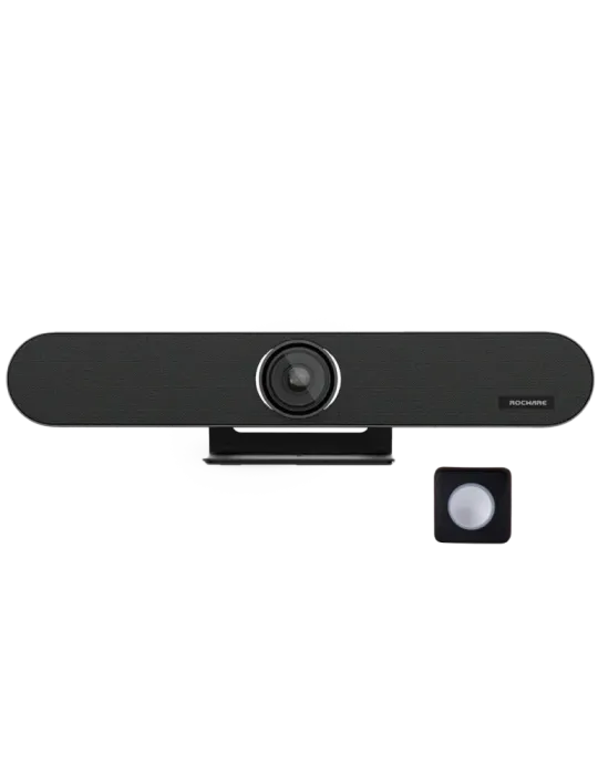 ROCWARE Barra de videoconferencia All in One - Resolución 4K - Ángulo