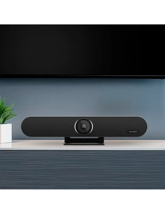 ROCWARE Barra de videoconferencia All in One - Resolución 4K - Ángulo