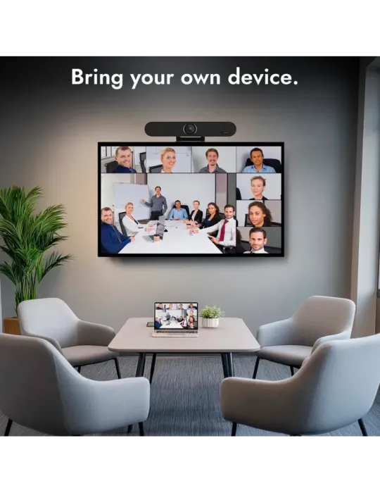ROCWARE Barra de videoconferencia All in One - Resolución 4K - Ángulo
