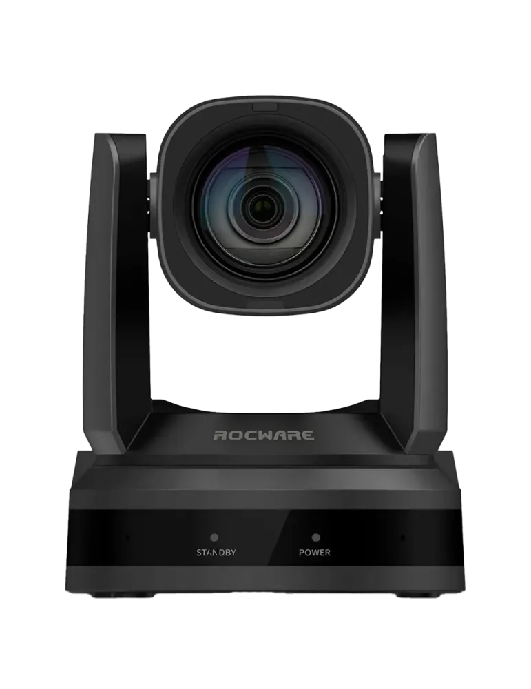 ROCWARE Cámara PTZ - Resolución Full HD (1920x1080) - Ángulo de visión