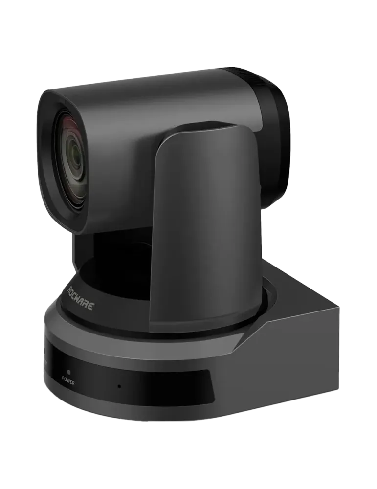 ROCWARE Cámara PTZ - Resolución Full HD (1920x1080) - Ángulo de visión