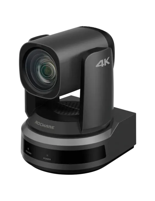 ROCWARE Cámara PTZ - Resolución 4K - Ángulo de visión 80.8º - Zoom ópt