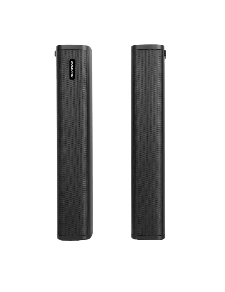 ROCWARE Pareja de altavoces - Tipo columna - Activo - Diseño elegante