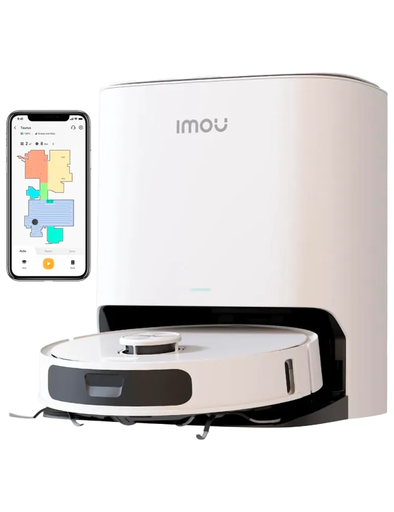 Imou Robot Aspirador RV3 - 8500Pa / 6400 mAh - Barrido, Aspirado y Mop
