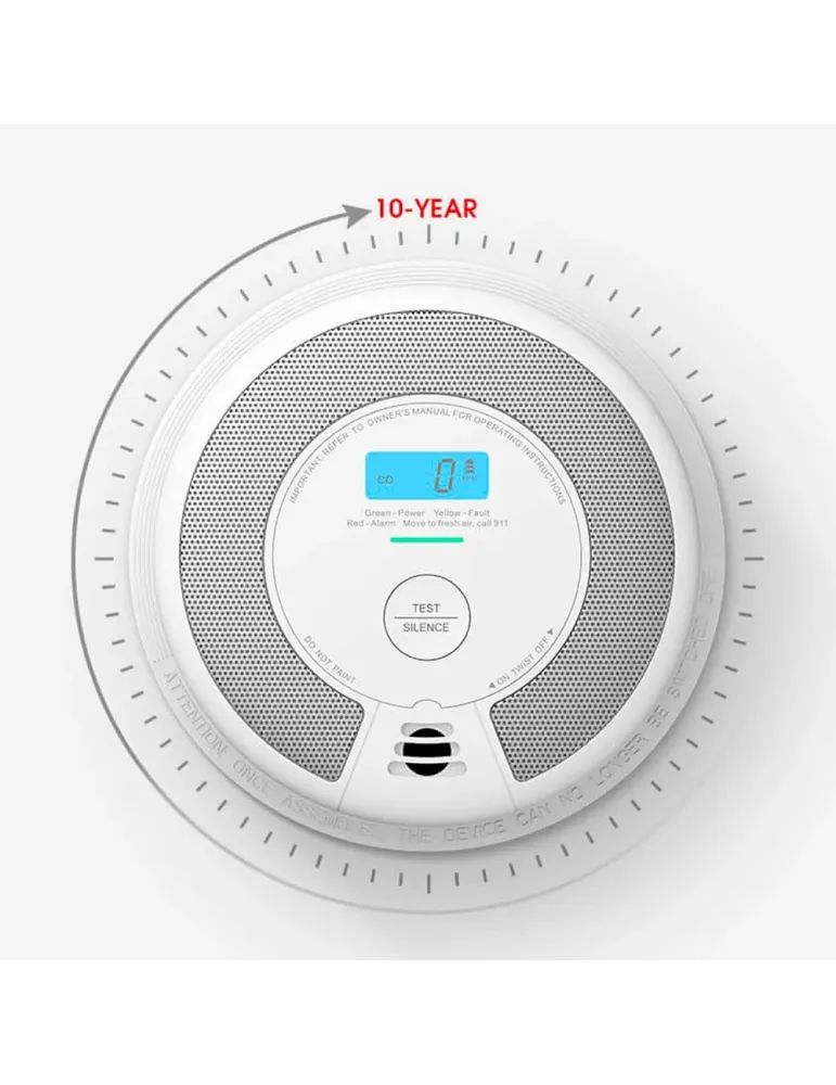 X-SENSE Detector de CO y humo autónomo X-Sense - Duración de la baterí