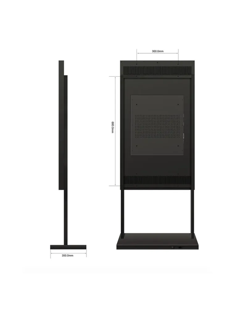 SAFIRE Soporte de peana - Compatible con SF-65WF50-4K - Altura 1.934 m