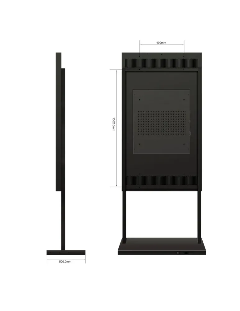 SAFIRE Soporte de peana - Compatible con SF-75WF50-4K - Altura 2.031 m