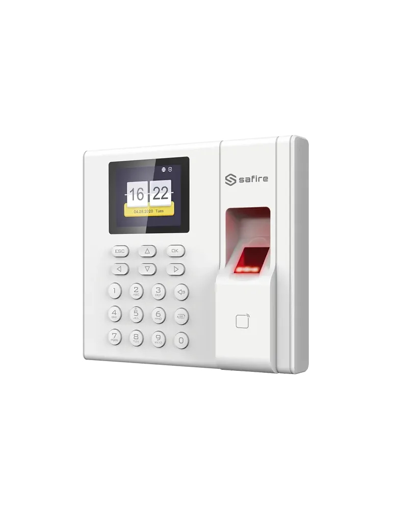 SAFIRE Control de presencia - Huella, tarjeta EM y PIN - 1.000 usuario