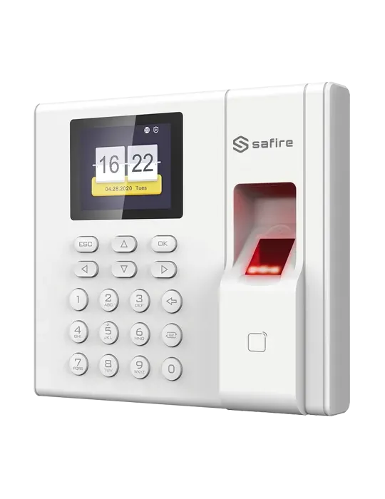 SAFIRE Control de presencia - Huella, tarjeta EM y PIN - 1.000 usuario
