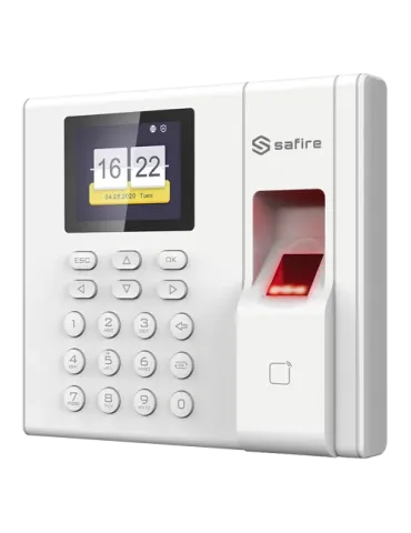 SAFIRE Control de presencia - Huella, tarjeta MF y PIN - 1.000 usuario