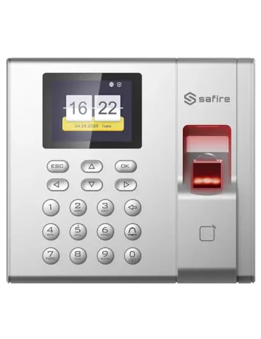 SAFIRE Control de acceso y presencia - Huella, tarjeta MF y PIN - 1.00
