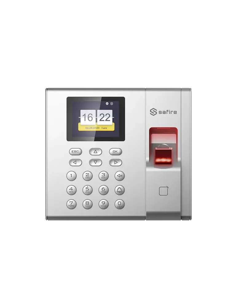 SAFIRE Control de acceso y presencia - Huella, tarjeta MF y PIN - 1.00