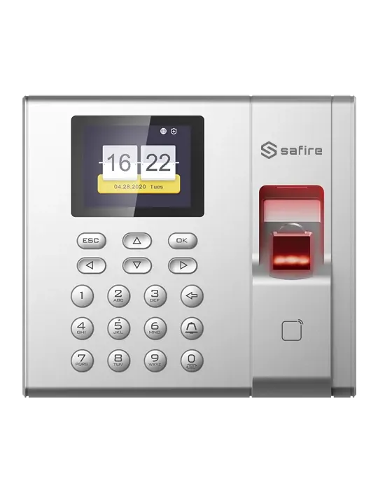 SAFIRE Control de acceso y presencia - Huella, tarjeta MF y PIN - 1.00