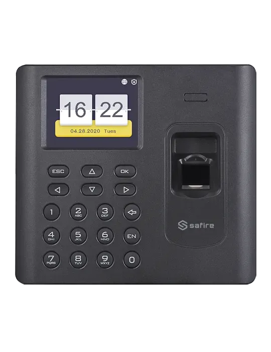 SAFIRE Control de presencia - Huellas, tarjeta MF y PIN - 3.000 usuari
