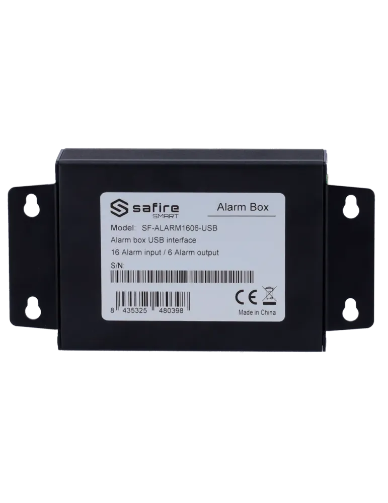 Safire Smart - Caja de entradas y salidas de alarma - 16 Entradas de a